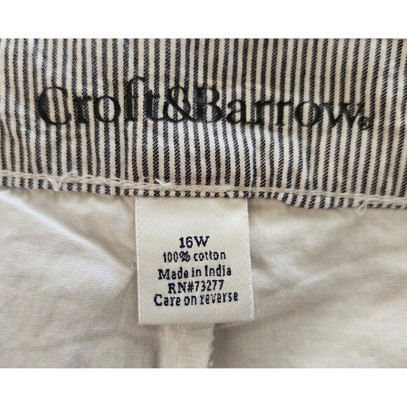 Croft & Barrow Women's Skort 16W Mid-Rise Classic Summer Floral Stripes NWT - Picture 9 of 14